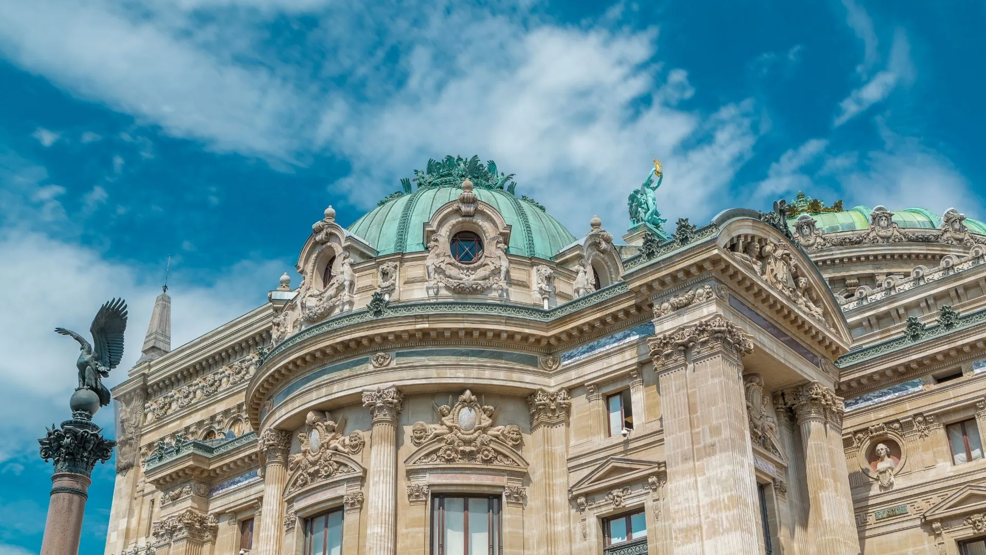 Palais Garnier à Paris, opéra construit par Charles Garnier de 1861 à 1875 sous Napoléon III, joyau de l'architecture du Second Empire